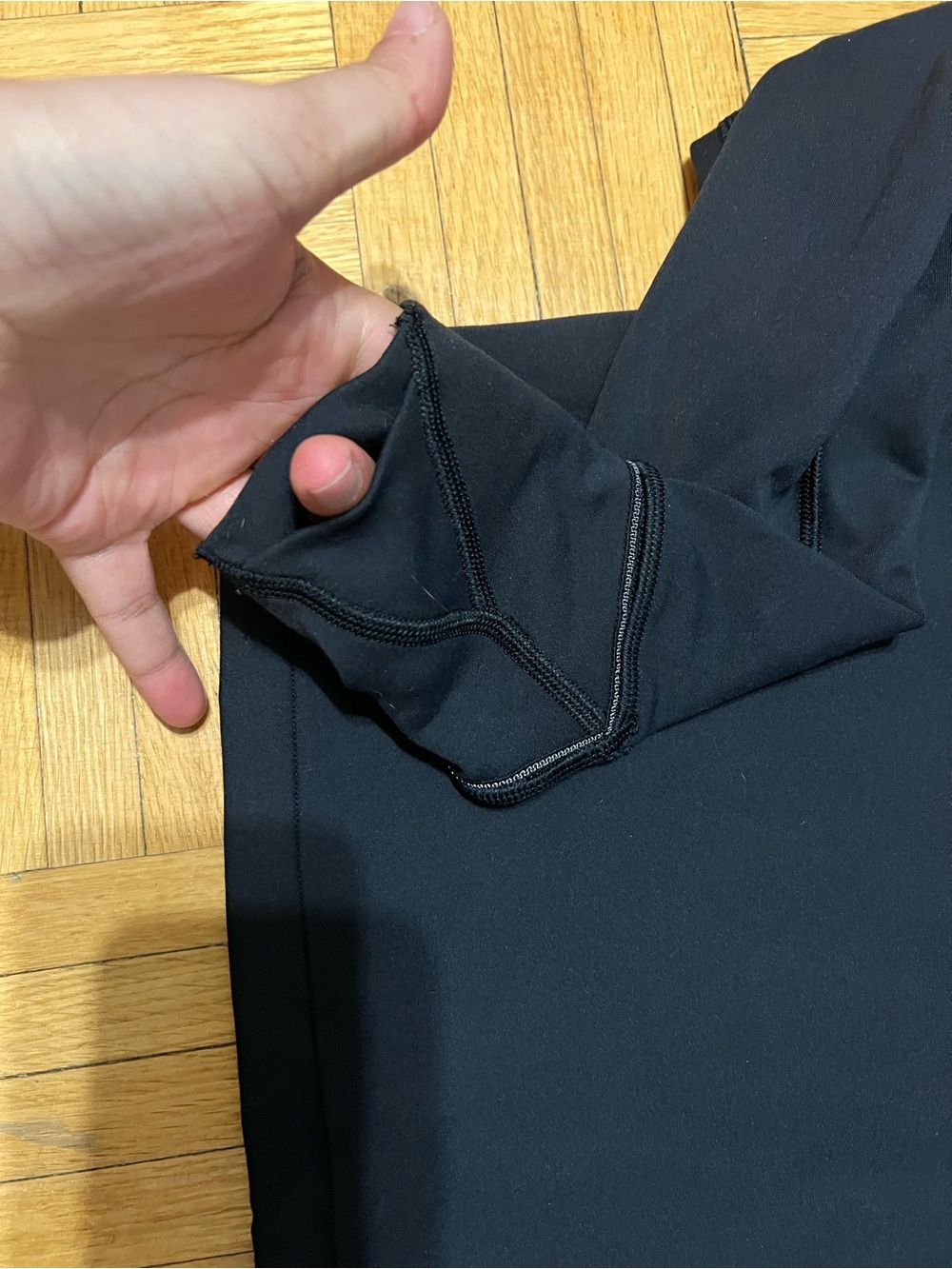 Lululemon Rulu Running Cropped 1/2 Zip - Picture 8 of 10